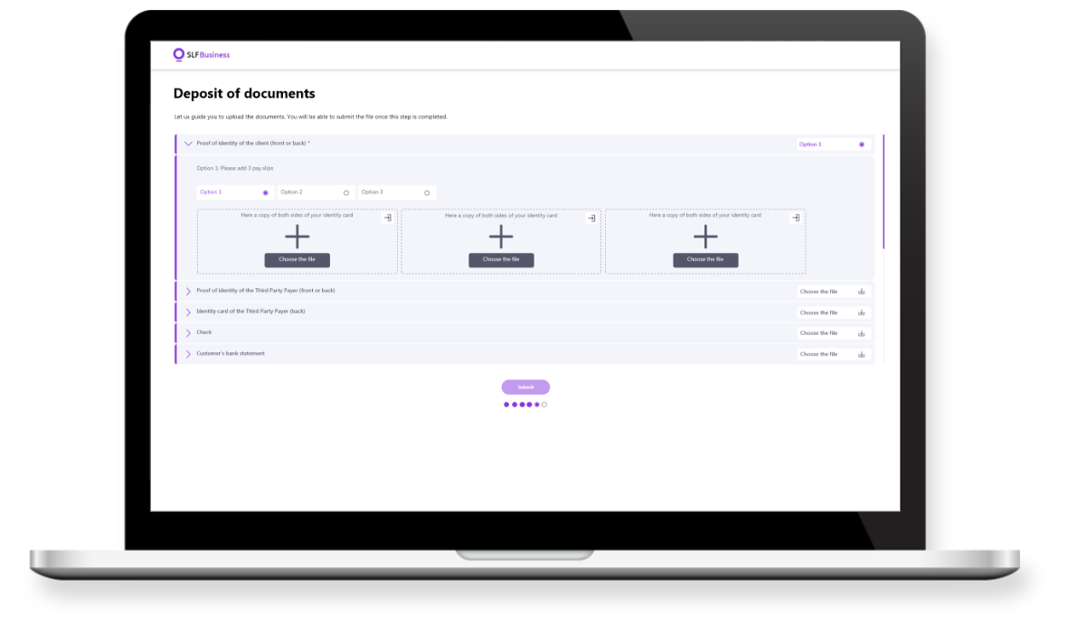 Case processing customers involved solution