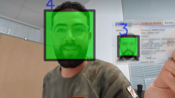 Faux document fraude CNI Exemple de Facematching Itesoft