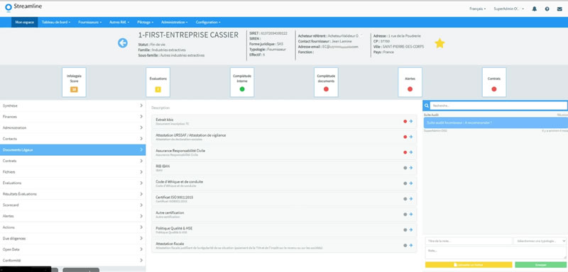 srm acces documents legaux et contrats