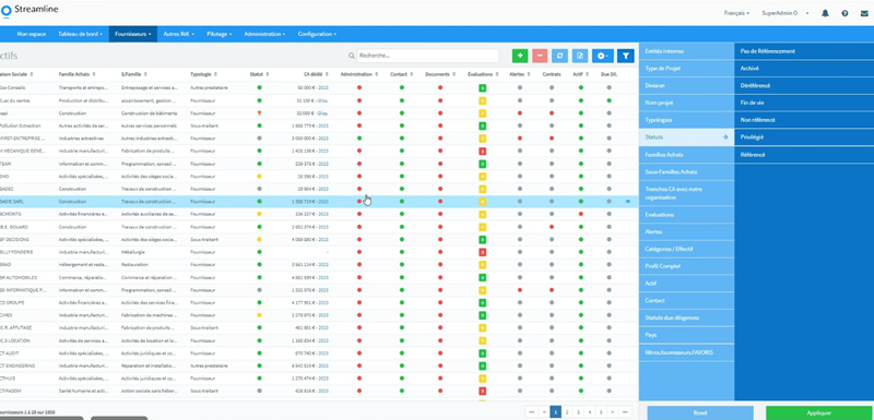srm sourcing des fournisseurs